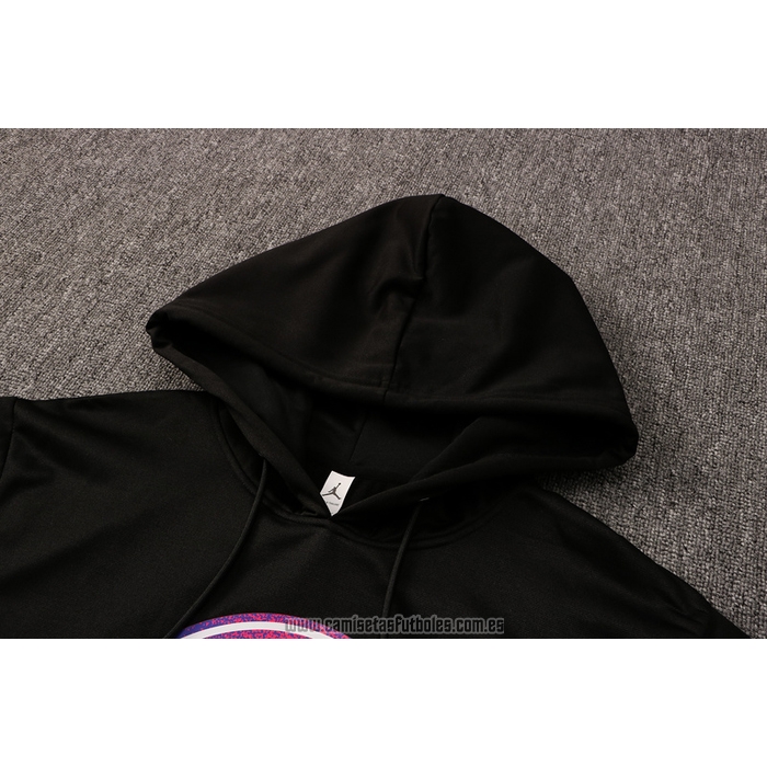 Chandal con Capucha del Paris Saint-Germain Jordan Nino 2021-2022 Negro